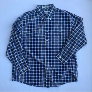 Orvis Vintage 100% Cotton Button Down XL Blue